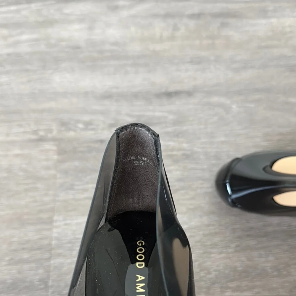 Good American Cinder-F*CKING-RELLA Jeweled Pump In Light Smoke Size 9.5